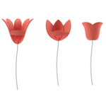 Декор для стен Bloomer 9 элементов коралловый, Umbra