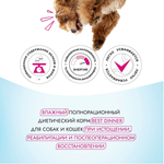 Влажный корм консервы для собак и кошек Best Dinner Vet Profi Recovery 0,34кг (диета восстановление после операции). 6 упаковок