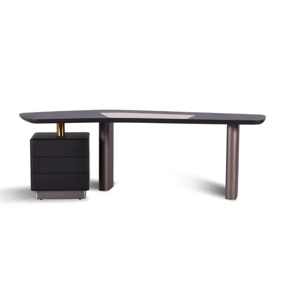 Стол письменный с ящиками 4768 черный