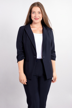 Жакет женский 3288АПА, Тёмно тёмно син #70ТТСи043288АП