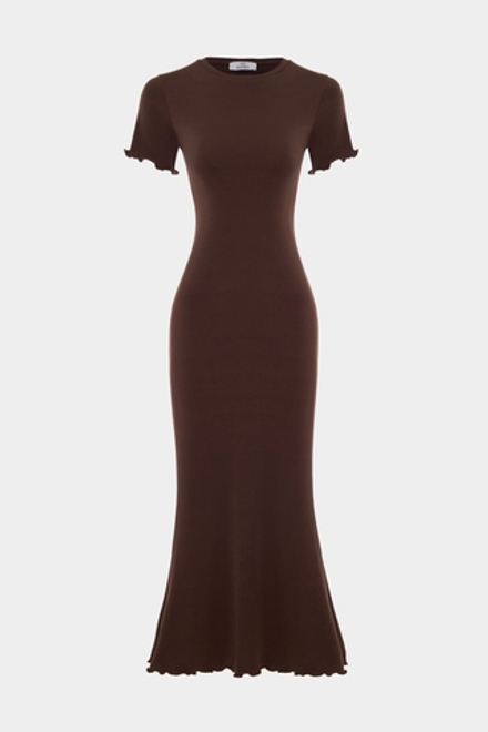 Платье-футболка длинное из вискозы