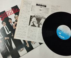 Винтажная виниловая пластинка LP Blondie Parallel Lines (Japan 1978) (No Obi) One Way Or Another
