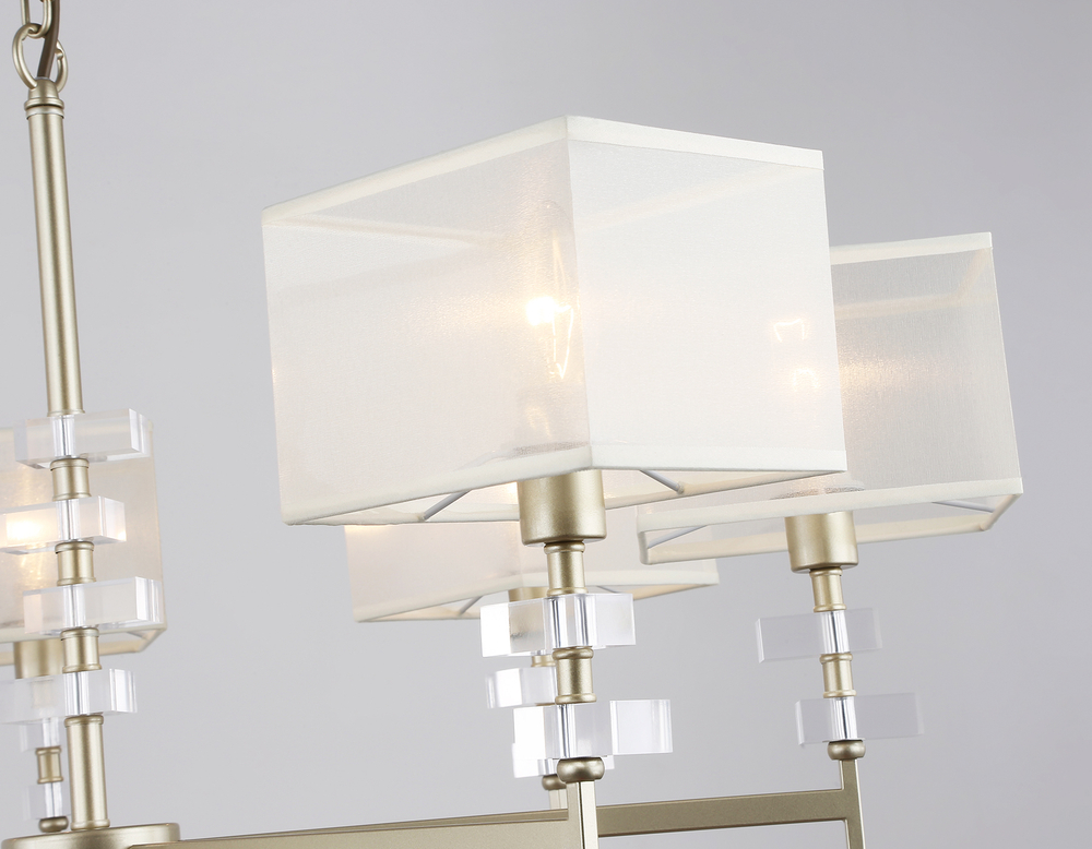 Светильник подвесной LH71332/7 CGD золото E14/7 max 40W D*860*850