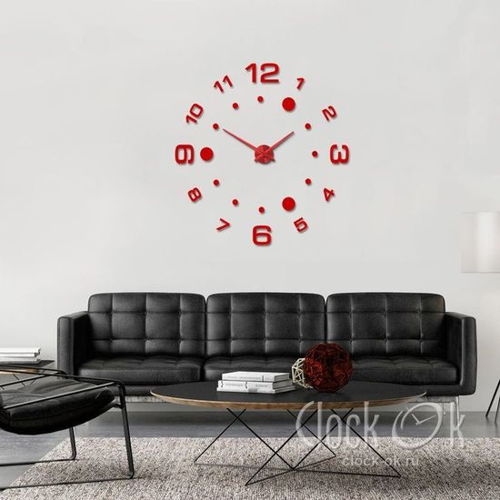 Настенные 3D часы Radius