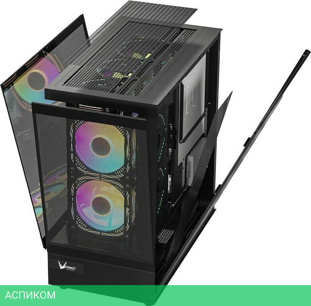 Корпус Formula Crystal Z8 COSMIC черный без БП