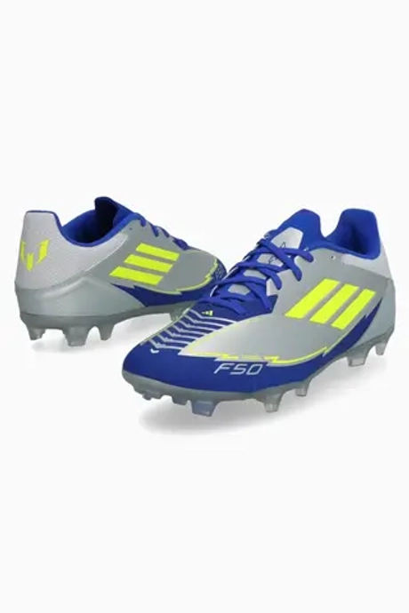 Бутсы adidas F50 League Messi FG/MG - серебряный