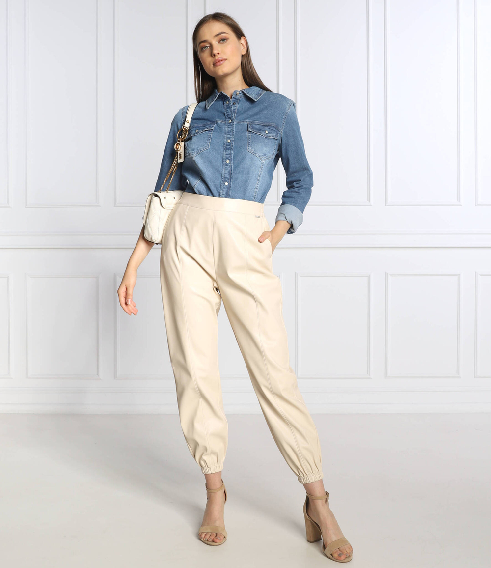 штаны Liu Jo - кремовый (WF2025 E0392)