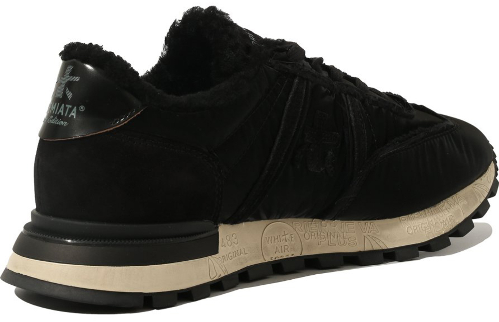 Premiata John Low D Черные с мехом