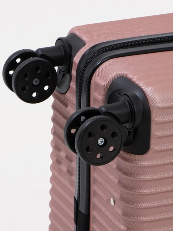 Чемодан большой 26&quot;, кодовый замок, цвет розовый