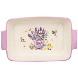 БЛЮДО ДЛЯ ЗАПЕКАНИЯ LEFARD "ЛАВАНДА" ПРЯМОУГ.2,8 Л 33,5*19,5*7,5 СМ