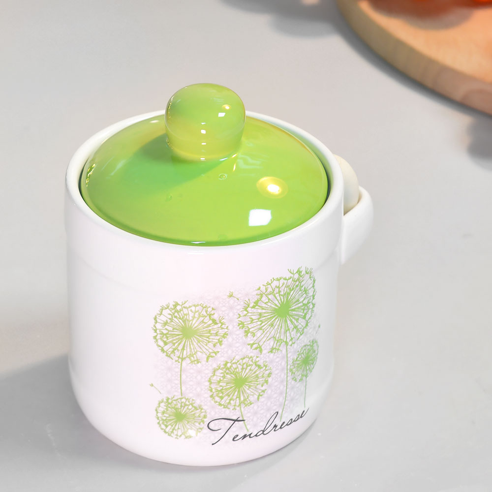 Сахарница 370мл с ложкой "Нежность" (00113335)