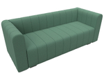 Диван прямой Лига-073 РОГОЖКА Амур 11 зеленый