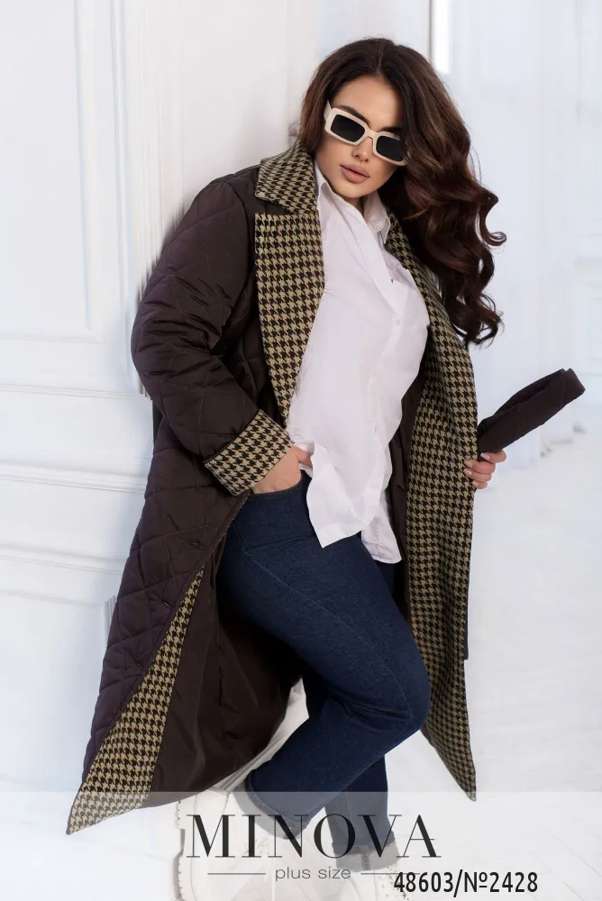 Куртка 2428-шоколад Minova