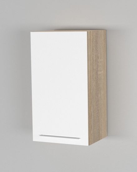 дуб сонома / белый