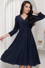 Платье Та самая (темно-синее) П12112 LT Collection (Акция)