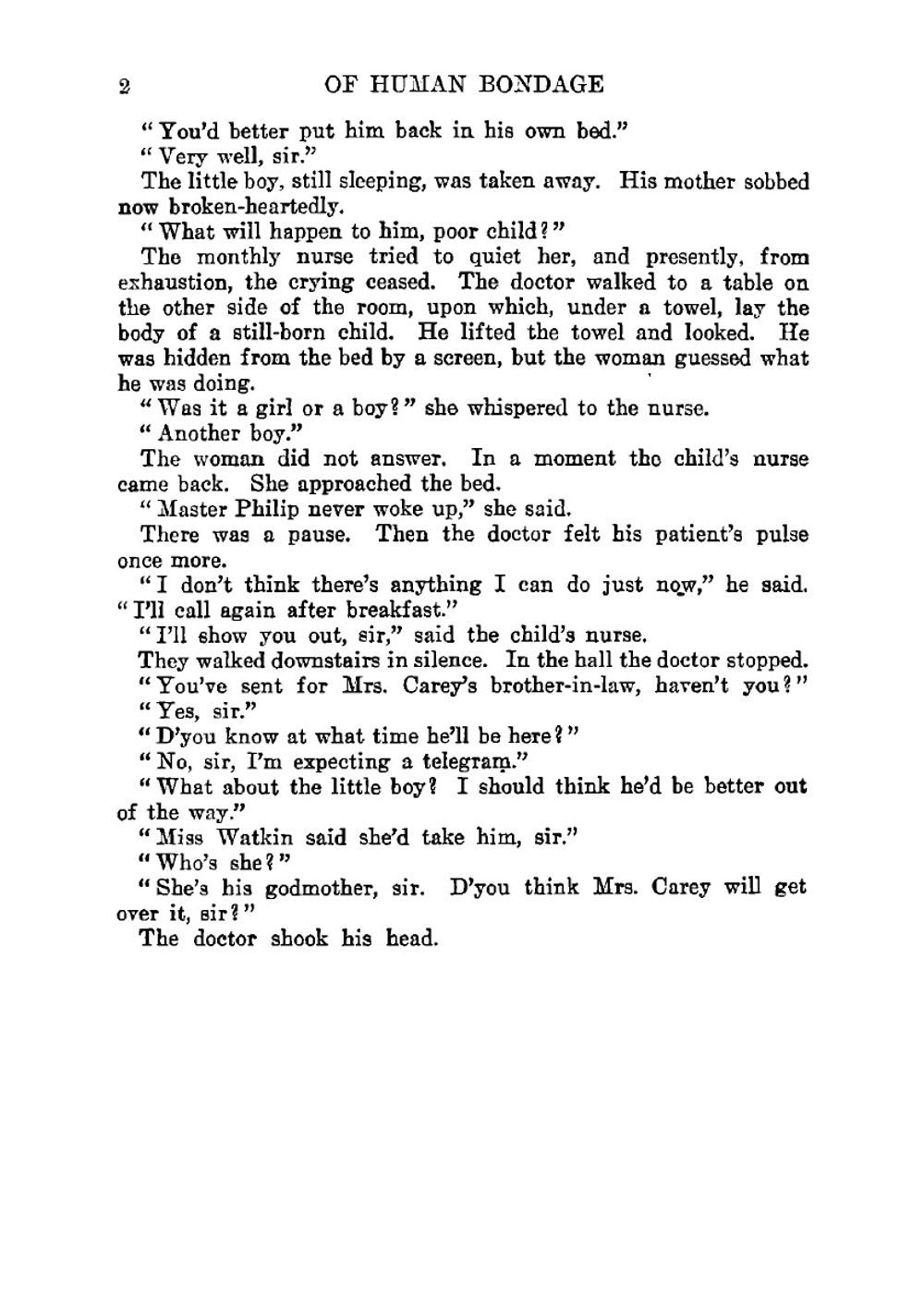 Of Human Bondage Volume I (Large Print Edition) | Maugham W. Somerset
