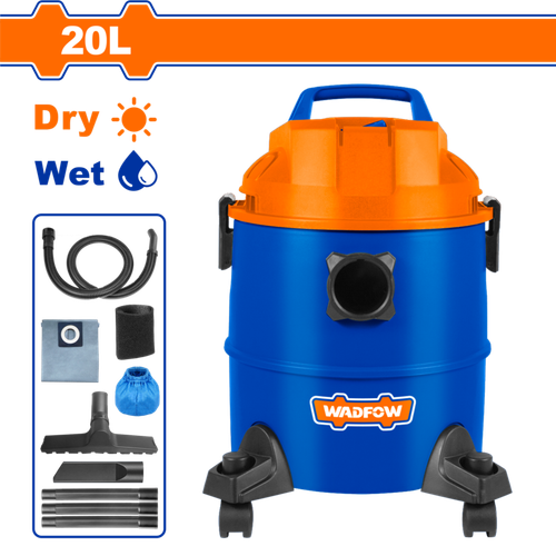 Пылесос 1200 Вт, 20 л WADFOW WVR2A20