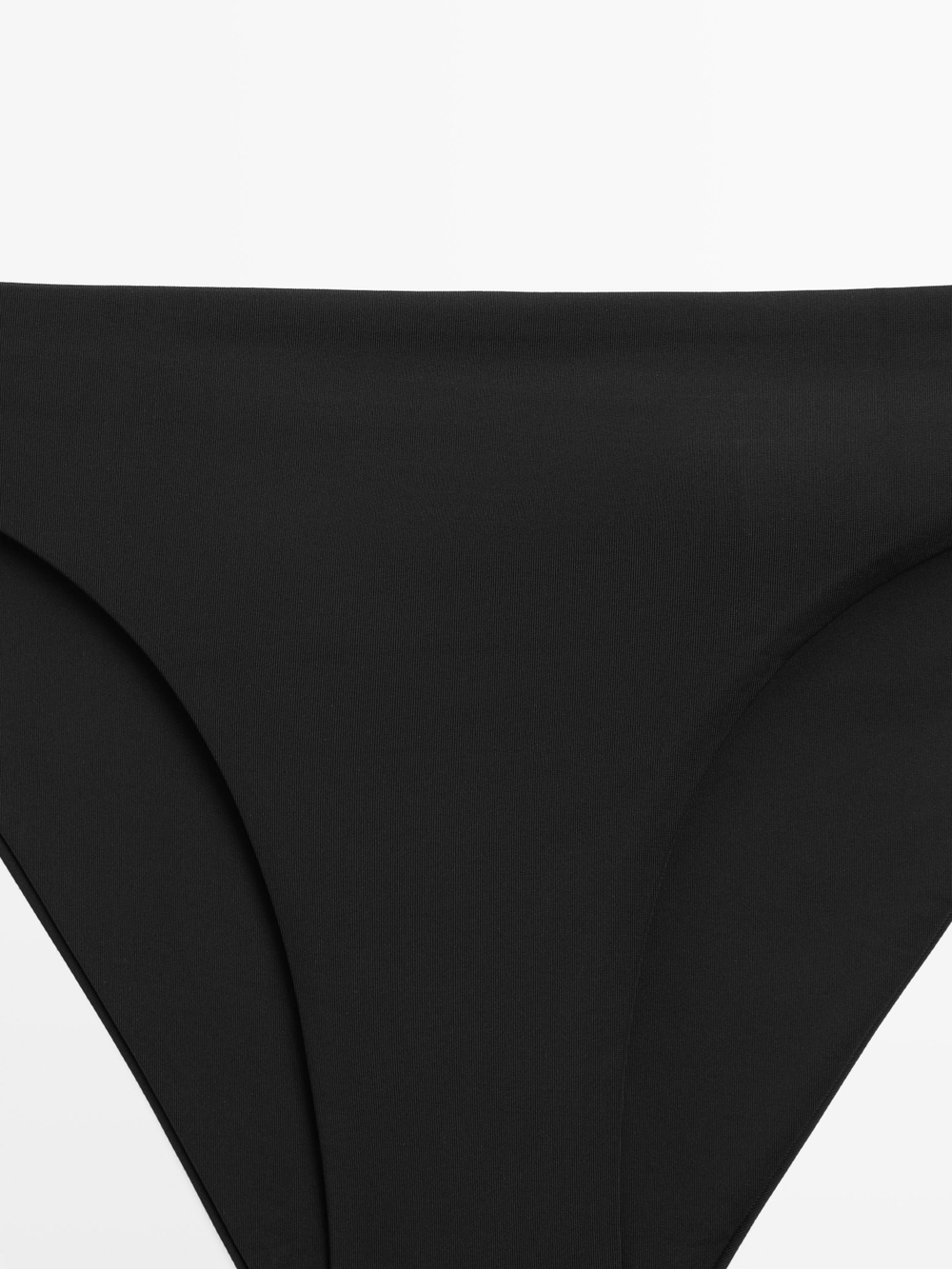 Massimo Dutti Однотонные плавки бикини, черный