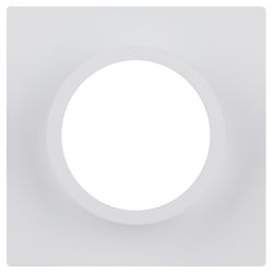 Светильник встраиваемый алюминиевый ЭРА KL88 WH под лампу MR16 GU5.3 белый