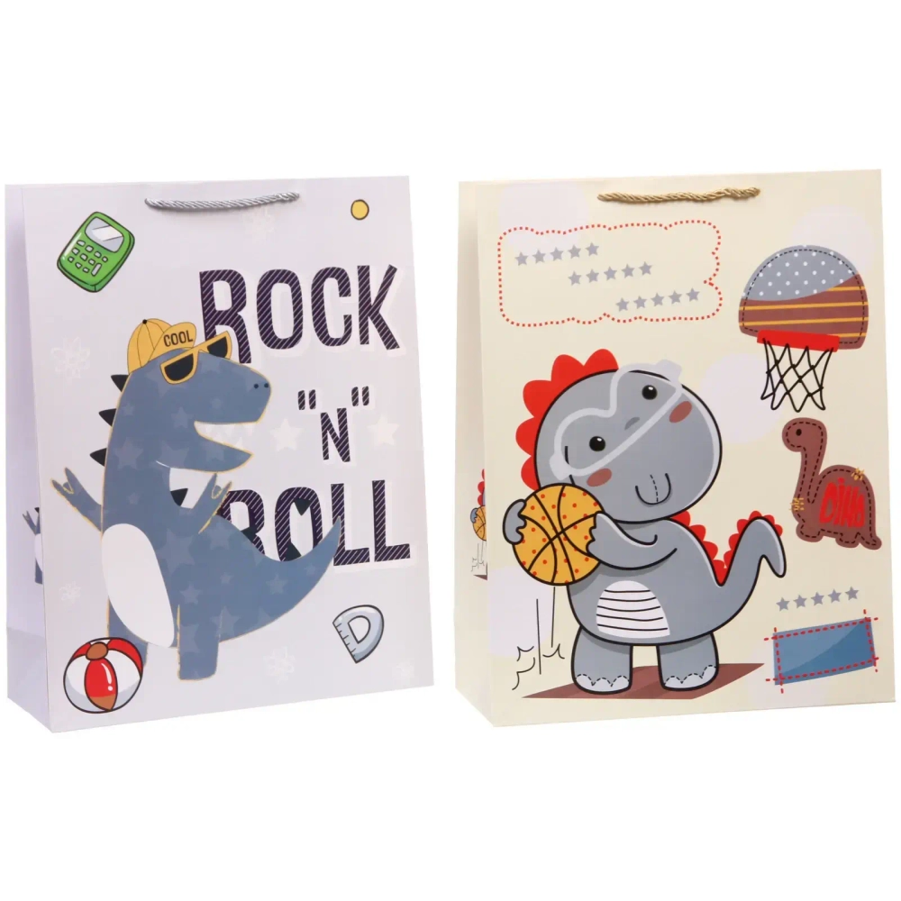 Пакет подарочный «Весёлая игра» 31*40*12 см, микс