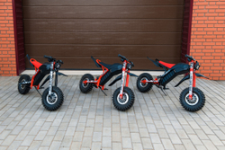 Мотоцикл электрический KiloWatT KIB KROSS 900 Red