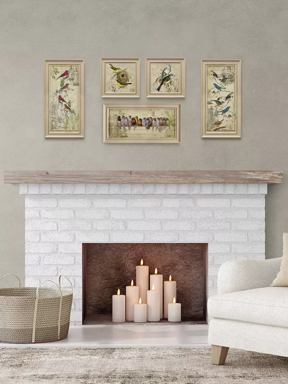 Картина на стену интерьерная на холсте 26*50 см