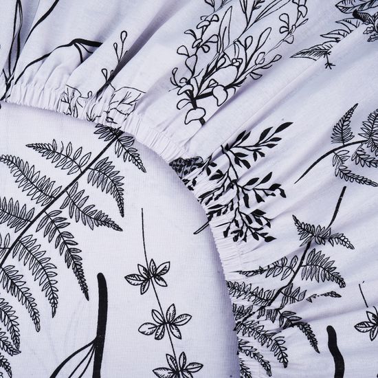 Простыня на резинке  Вилена,  140x200х30 см. , бязь  DOMTEKC