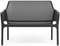 Уличный пластиковый диван Net антрацит