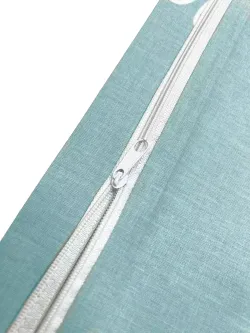 Наволочка комплект 2шт перкаль Сказка "Котики (мята)" 45х45 см на молнии