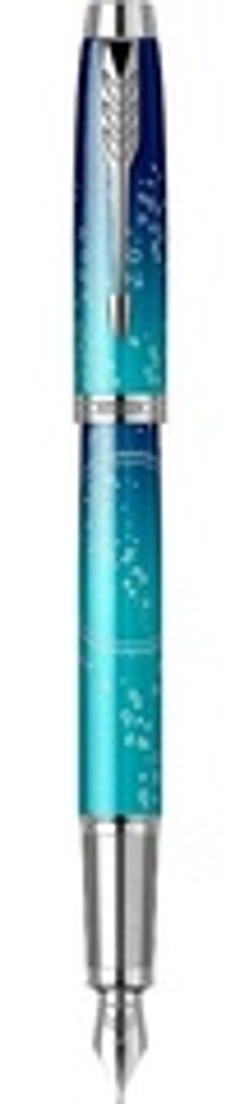 Перьевая ручка Parker IM Royal SE The Last Frontier Deep Sea CT, перо: F, цвет чернил: blue, в подарочной упаковке.