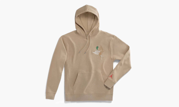 Travis Scott Cactus Jack x Jordan Pullover Hoodie "Khaki / University Red"