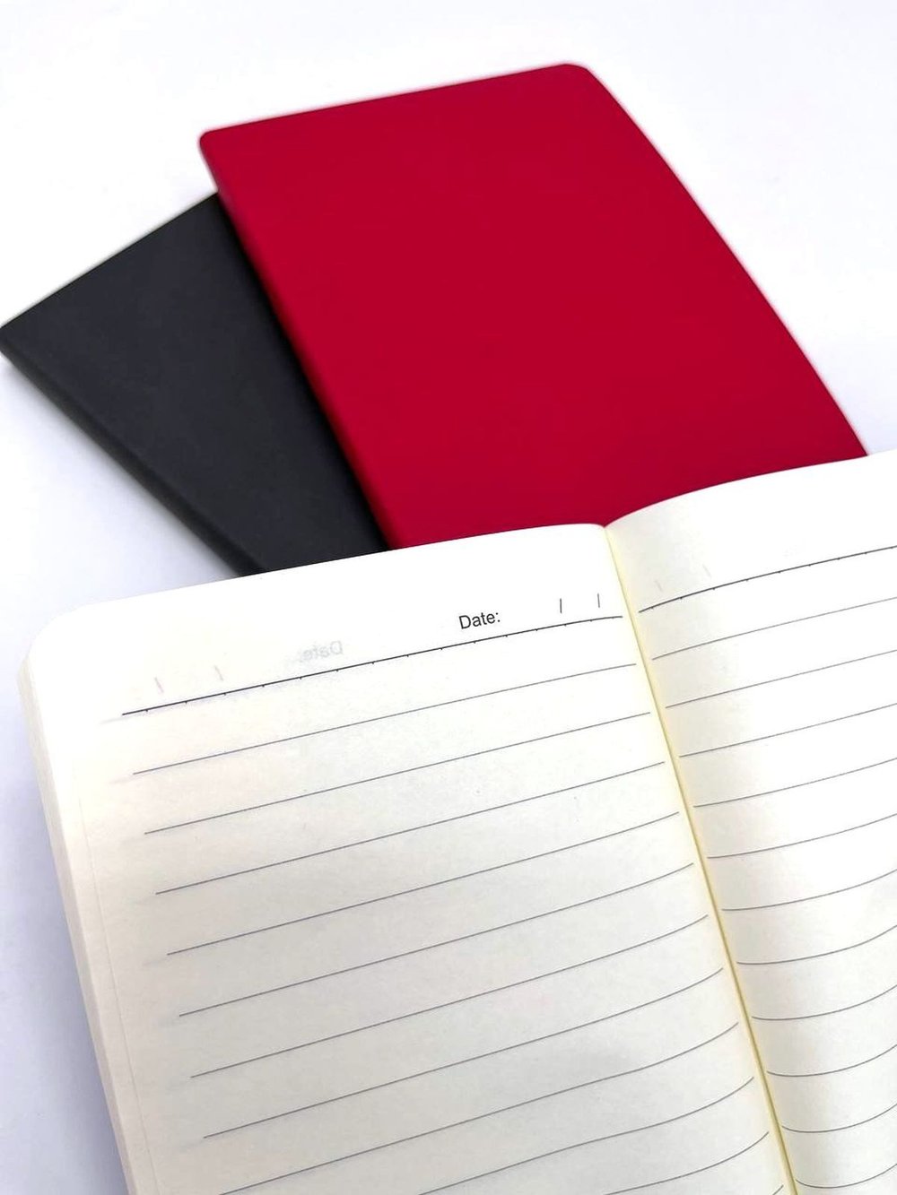 Набор 3 блокнота 88л (138*102мм) лин. графит, красный, синий (5447-10)