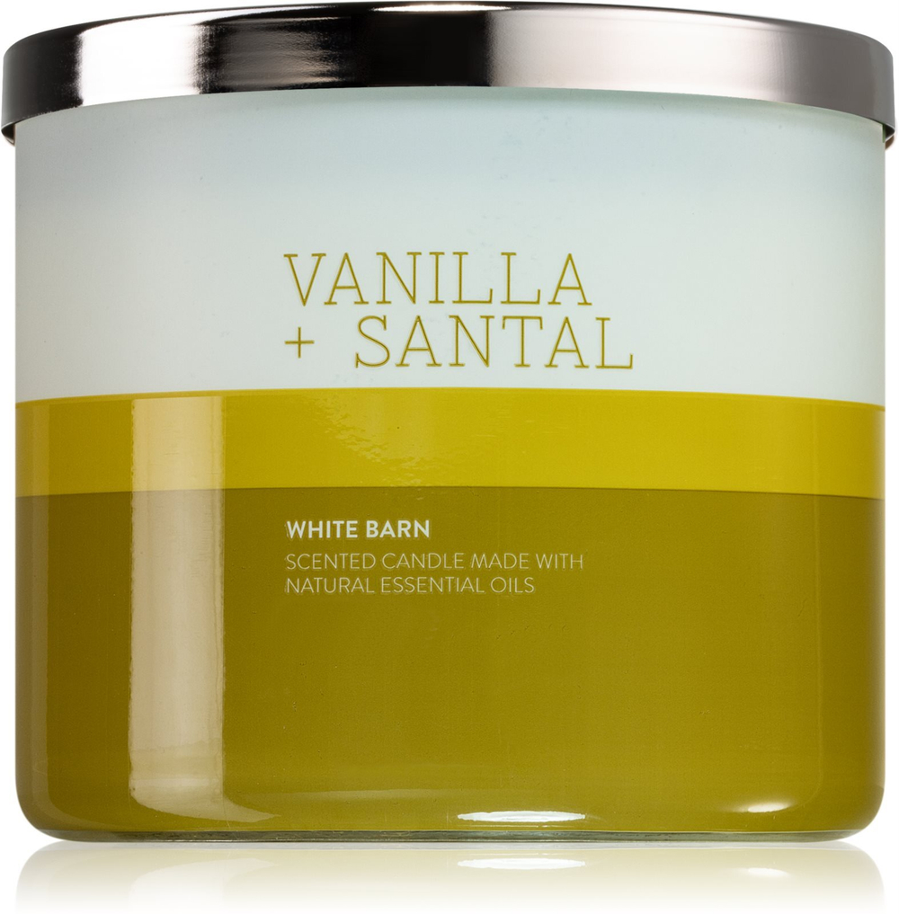 Bath & Body Works Vanilla & Santal - ароматическая свеча /   411  g  / GTIN 667557281957