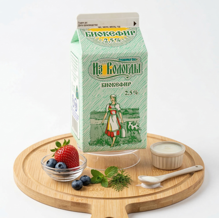 Биокефир Вологжанка 2.5%, 470 гр