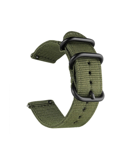 Ремешок QuickRealase 20 мм Nylon Light для Garmin Forerunner 55/245/645, Venu, Venu Sq, Venu 2 Plus, Vivoactive 3, Vivomove (Зеленый/Хаки)