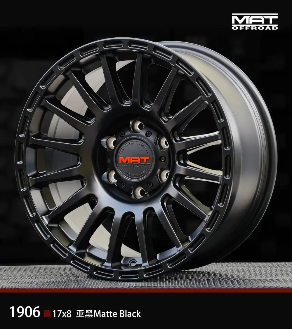 Диск колёсный литой MAT offroad 1906 R17 8,0 ЕТ15 Matte Black