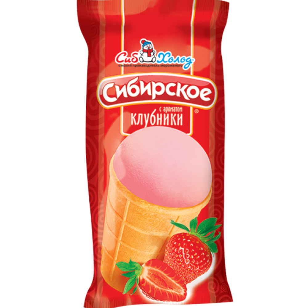 Мороженое Сибирское клубника 80 гр