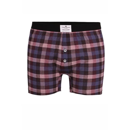 Мужские трусы-шорты в разноцветную клетку Tom Tailor 70426/5608 734
