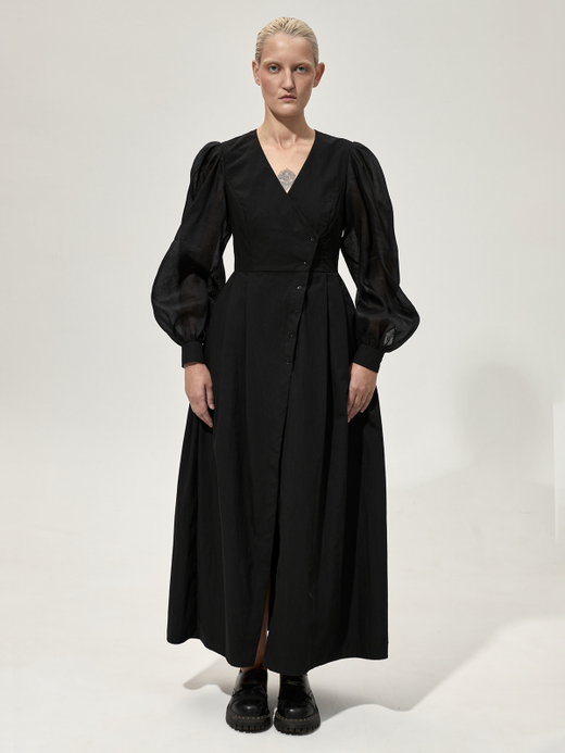 Платье длинное "Заслуженное". Черное