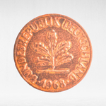 Germany, 1 Pfennig, 1968, (Hamburg Mint - "J"), VF