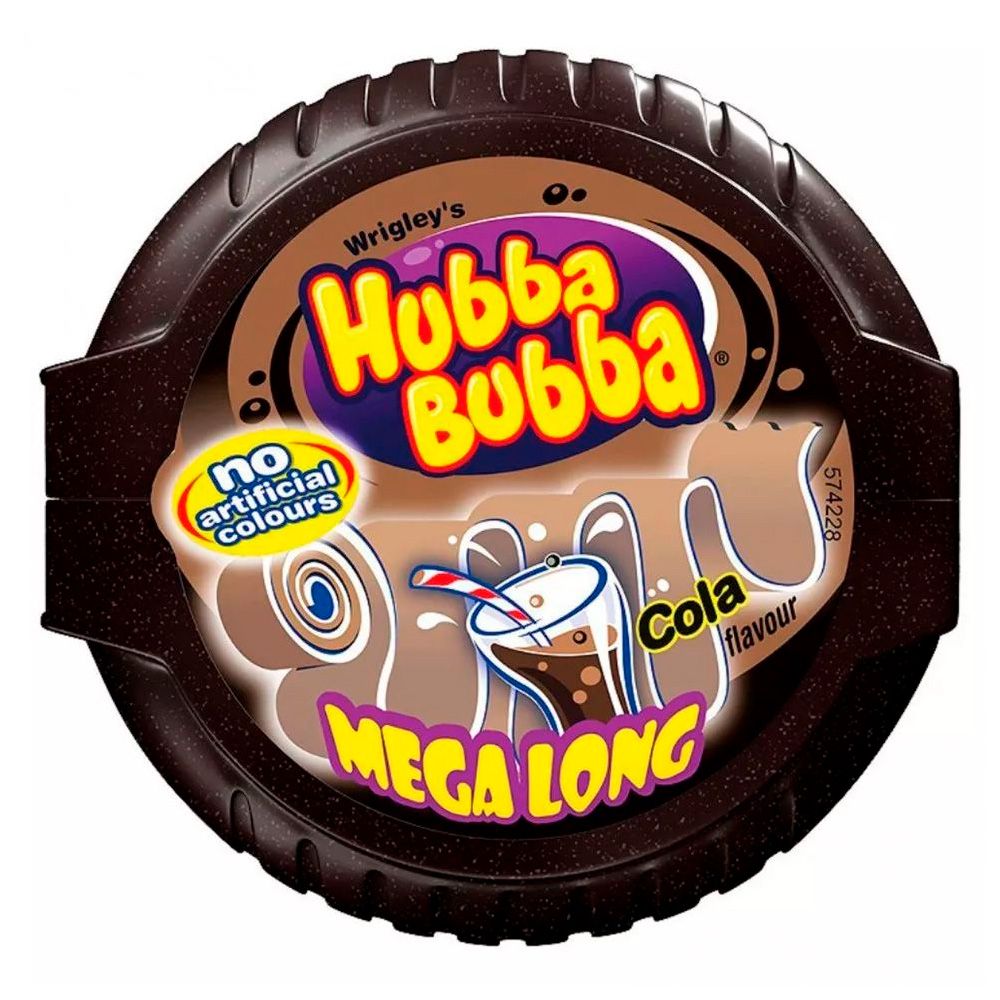 Жев.резинка Hubba Bubba Mega Long Cola 56гр