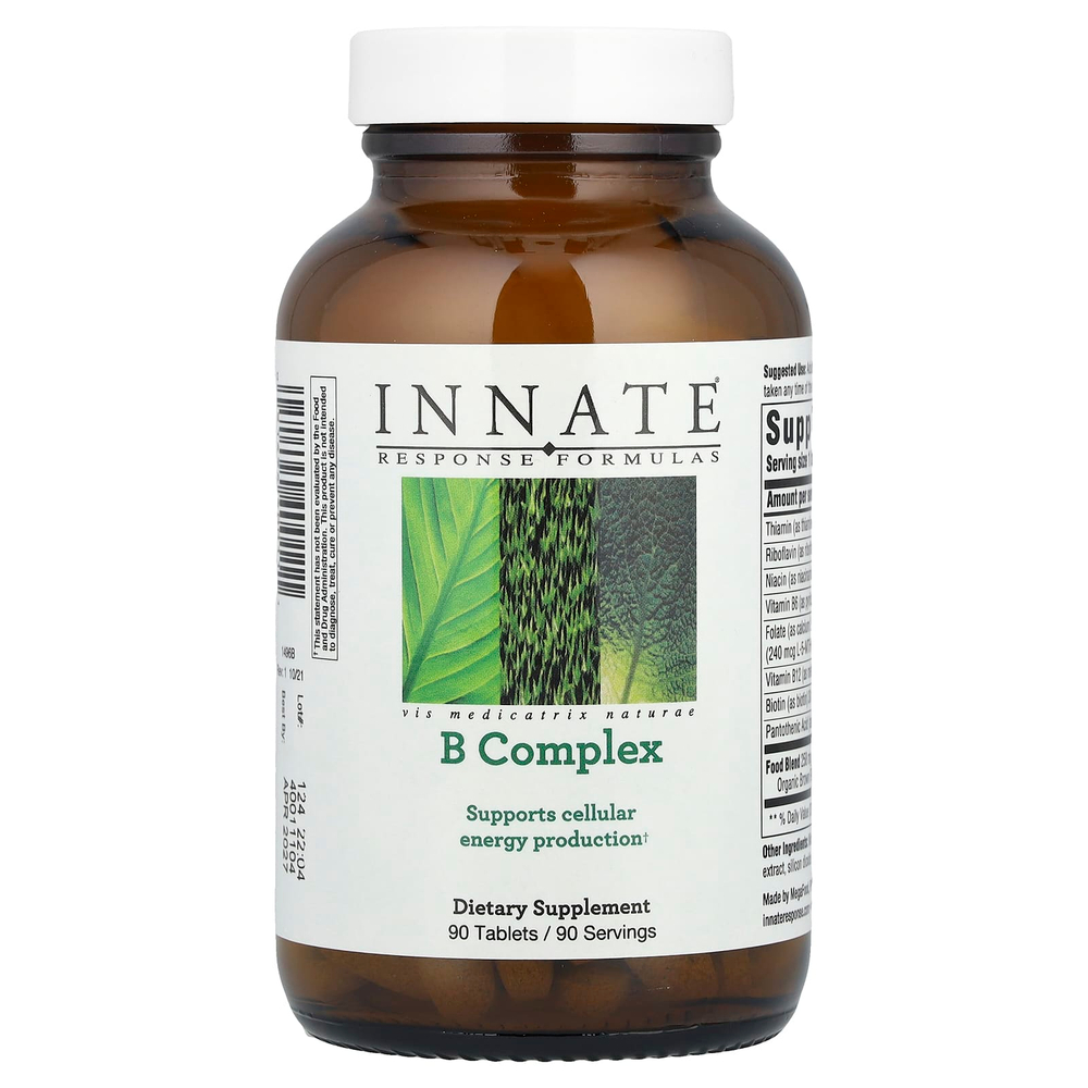 Innate Response Formulas, комплекс витаминов группы В, 90 таблеток
