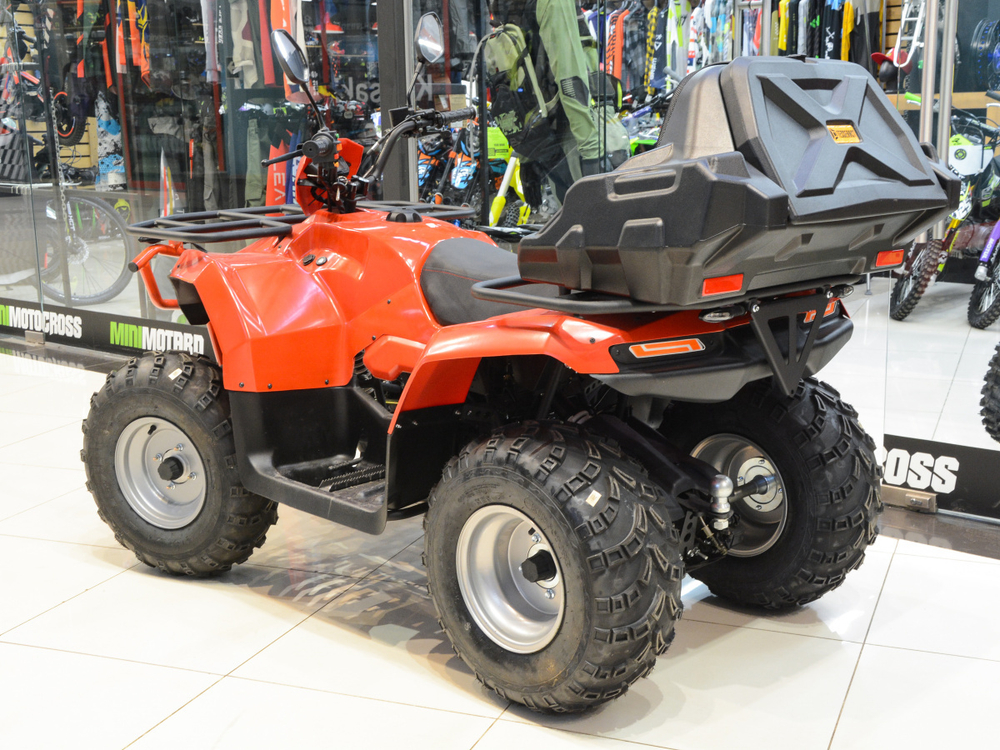 Квадроцикл IRBIS ATV250 красный (ПСМ) + кофр GKA (TESSERACT)