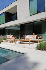 Комплект лаунж мебели Brafritid Коста тик натуральный, бежевый, тик