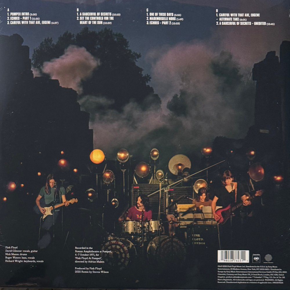 Виниловая пластинка Pink Floyd ‎– Pink Floyd At Pompeii MCMLXXII 2LP