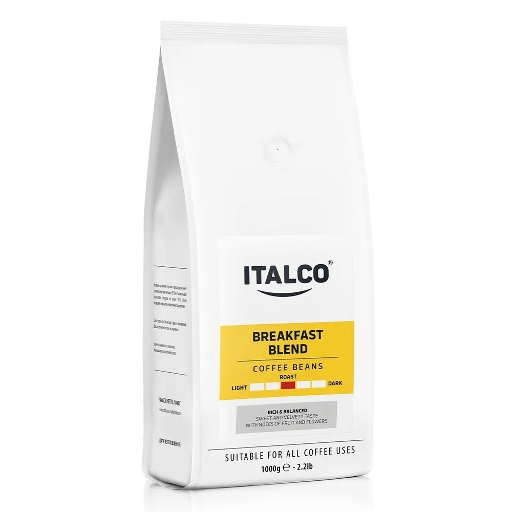 купить Кофе в зернах Italco Breakfast Blend, 1 кг
