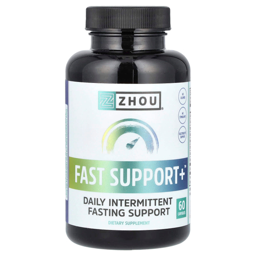 Zhou Nutrition, Fast Support+, 60 капсул