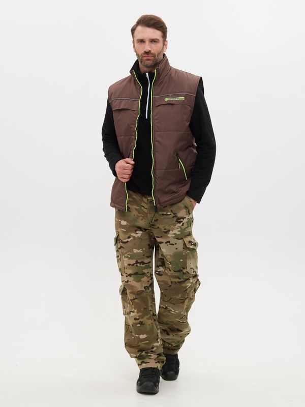 Жилет демисезонный Беркут ткань Дюспо цвет Коричневый