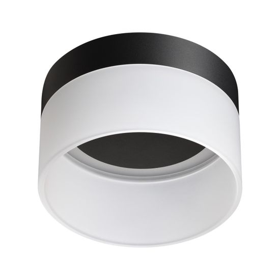 359446 OVER NT24 336 черный Светильник накладной светодиодный IP20 LED 18W 220-240V 4000K 1170Лм AURA