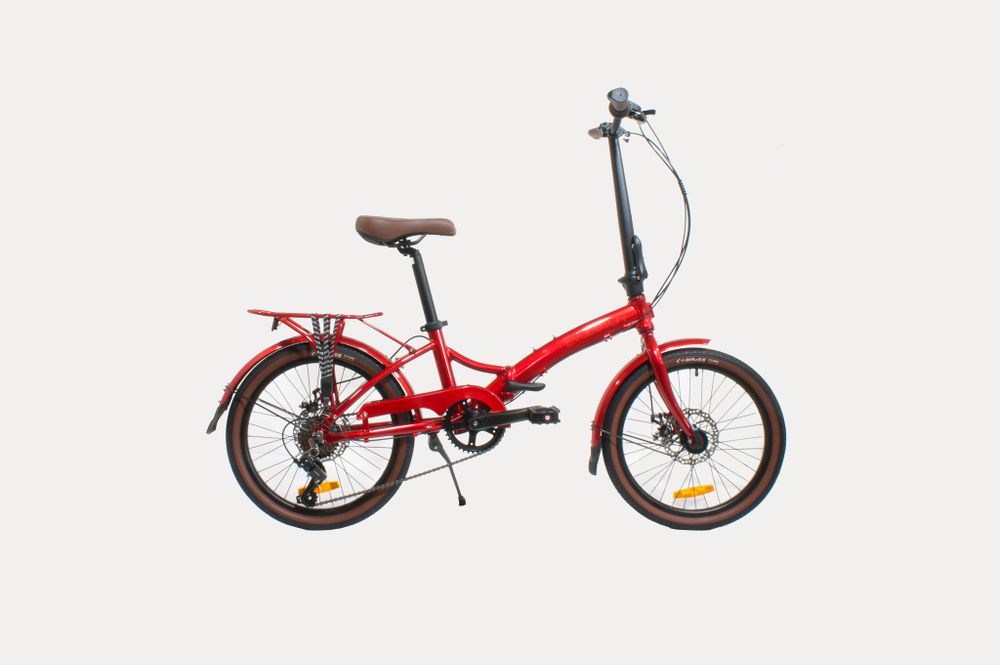 Велосипед 20&quot; EVOLUTION TOWN-7 MD алюминий складной, 7-скоростей красный